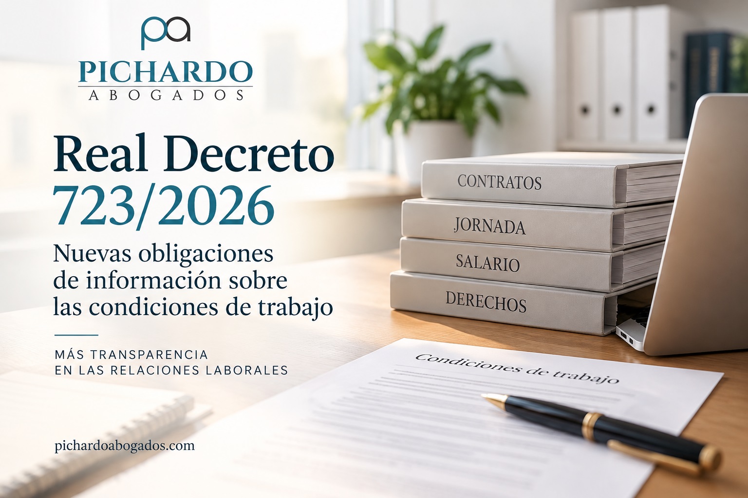 BLOG nuevas obligaciones de información sobre las condiciones de trabajo PICHARDOABOGADOS